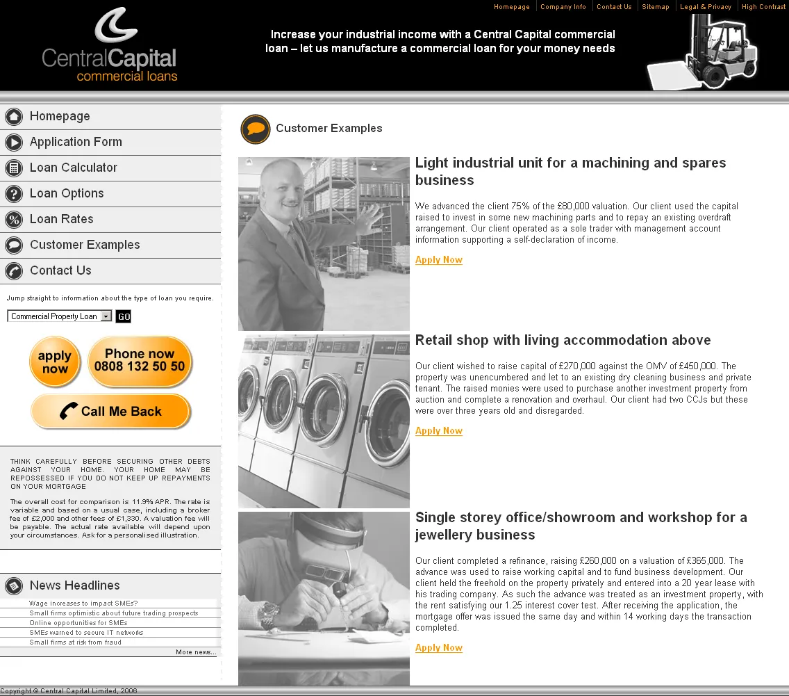 central-capital-commercial-customer-examples