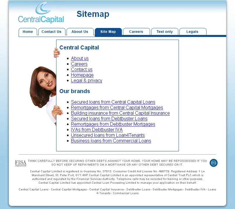 central-capital-sitemap