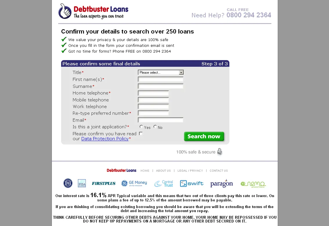 debtbusterloans-landing-page-optimization-page-3
