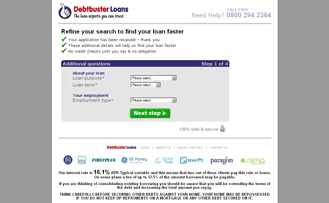 debtbusterloans-landing-page-optimization-page-4