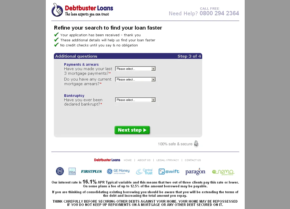 debtbusterloans-landing-page-optimization-page 6