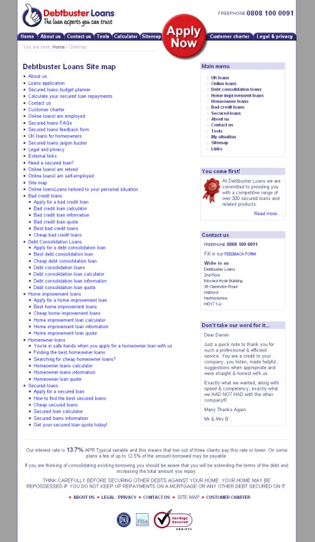 debtbusterloans-sitemap