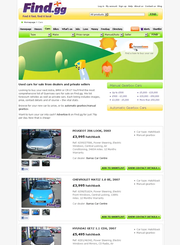 Cars From Guernsey Dealerships