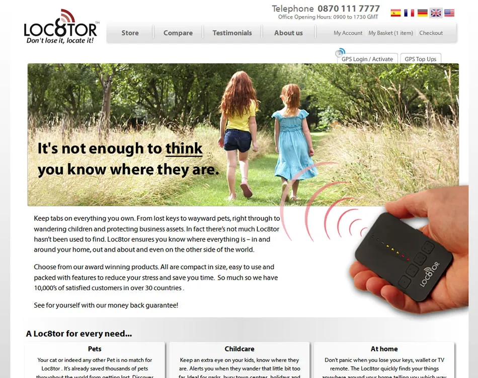 homepage