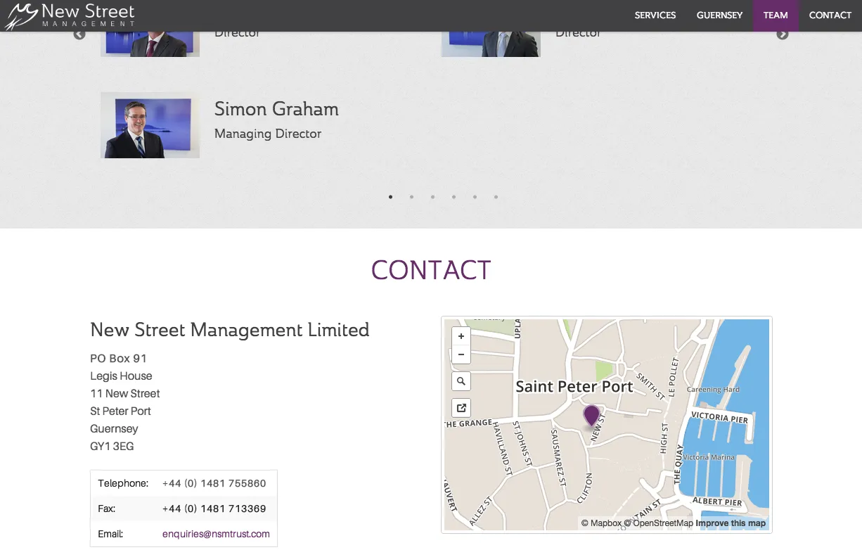 Contact - New Street Management