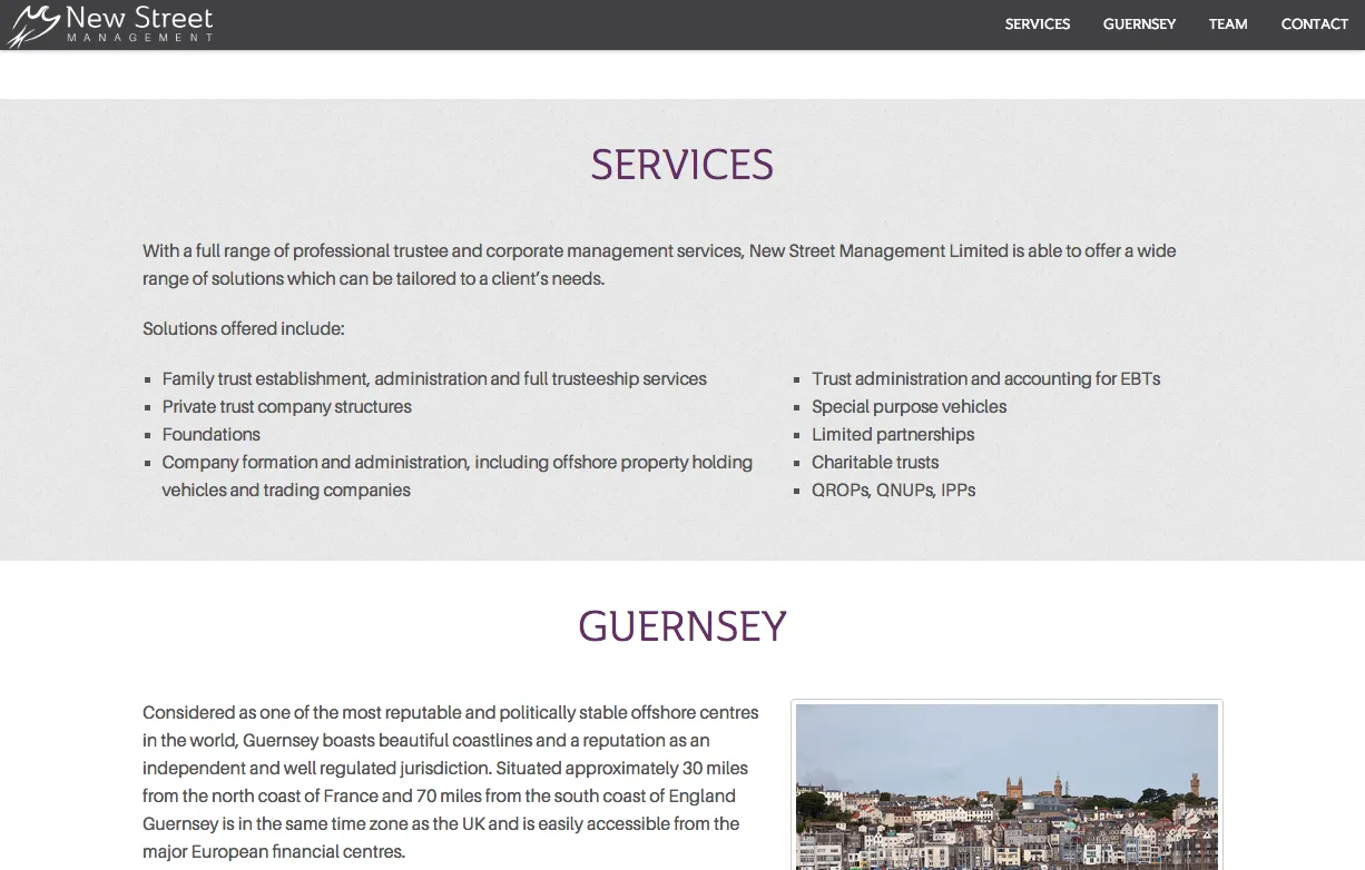 Services - New Street Management Ltd